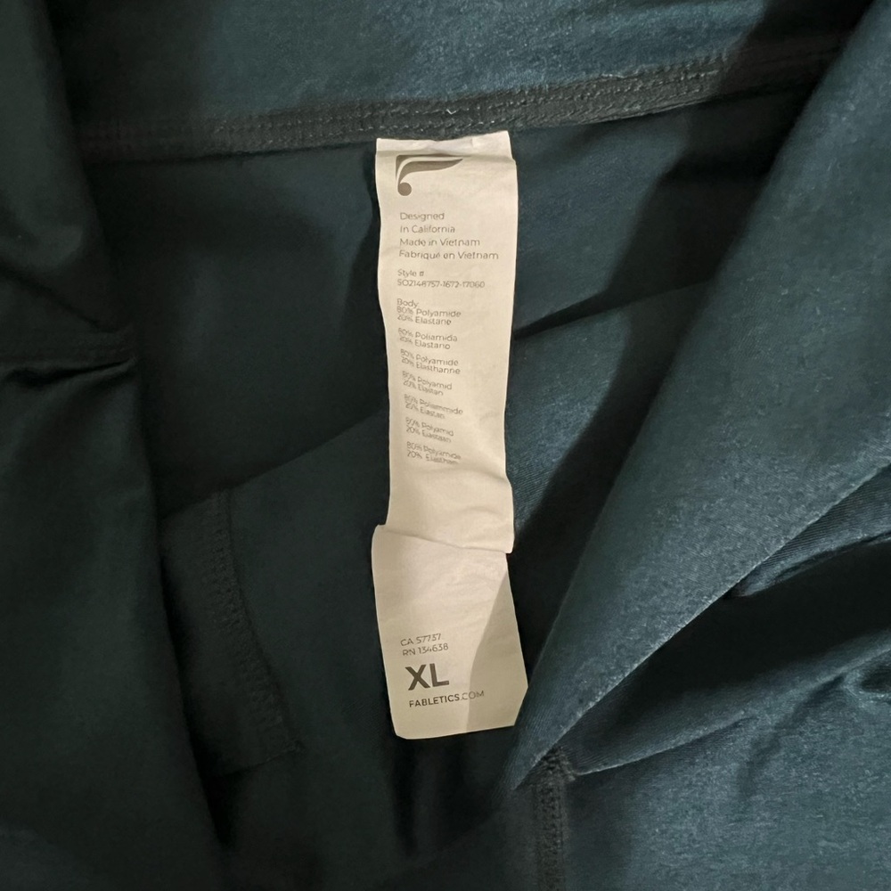 Fabletics Metallic Bike Shorts - Picture 3 of 3